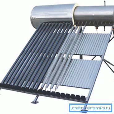 Capteur de chauffage solaire. Capteur de chauffage solaire.