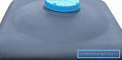 Réservoir de douche spécial