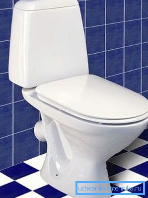 Toilette standard avec sortie horizontale Toilette standard avec sortie horizontale