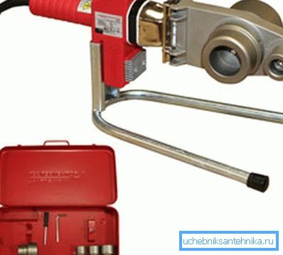 Pistolet standard pour le soudage de tuyaux en polypropylène avec buses Pistolet standard pour le soudage de tuyaux en polypropylène avec buses