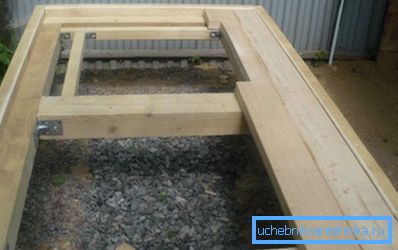 Le plancher a démarré, des cavaliers pour l'installation d'une palette sont visibles Le plancher a démarré, des cavaliers pour l'installation d'une palette sont visibles