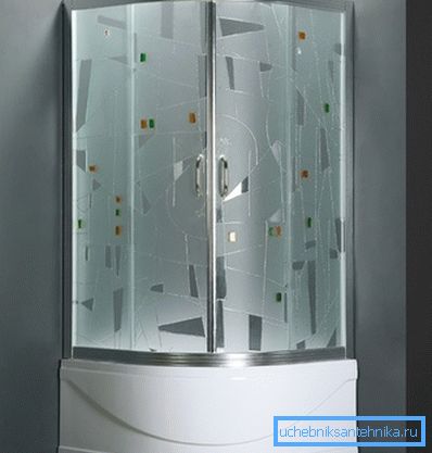 Portes en verre avec un motif Portes en verre avec un motif