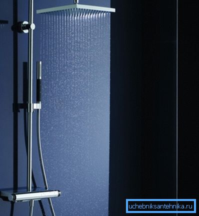 Robinet de douche à paniers - un excellent choix dans tous les intérieurs.