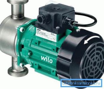 Ceci est un modèle avec un rotor qui n'est pas en contact avec de l'eau.