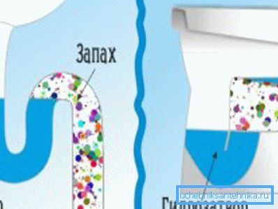 C’est ainsi que l’eau scelle dans l’évier et la toilette C’est ainsi que l’eau scelle dans l’évier et la toilette