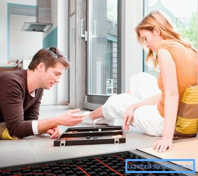Plancher chauffant - c'est le confort dans tout l'appartement.