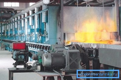 Traitement thermique - la dernière étape de la production.