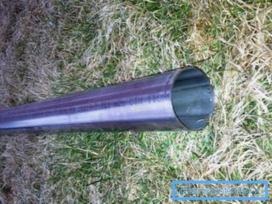 Tuyau en acier inoxydable d'un diamètre de 80 mm - idéal pour corps de pompe Tuyau en acier inoxydable d'un diamètre de 80 mm - idéal pour corps de pompe