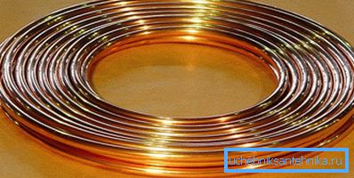Tuyau de cuivre pour le chauffage par le sol Tuyau de cuivre pour le chauffage par le sol