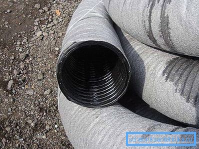 Tuyaux enveloppés de géotextile