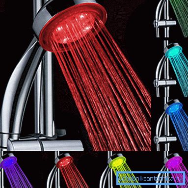 Douche colorée Douche colorée