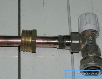 Extension de conduit avec tête thermique pour réglage Extension de conduit avec tête thermique pour réglage
