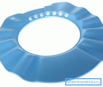 Visière de douche de bébé confortable Visière de douche de bébé confortable
