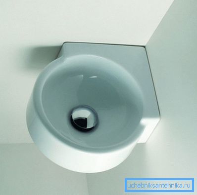 Évier compact d'angle