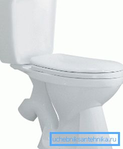 Toilette à chasse oblique - modèle confortable et facile à installer Toilette à chasse oblique - modèle confortable et facile à installer