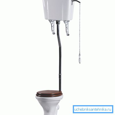 Toilette avec citerne suspendue Toilette avec citerne suspendue