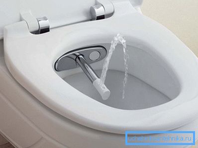 Toilette avec douche intégrée Toilette avec douche intégrée