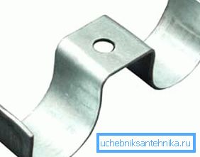 Fixation universelle permettant d'appuyer sur les tuyaux d'alimentation en eau froide et en eau chaude montés sur le mur principal.