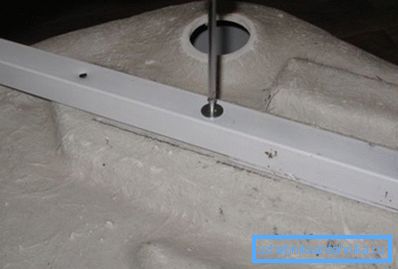Installation de supports.