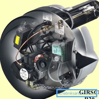 Le dispositif d'une torche sur le carburant liquide
