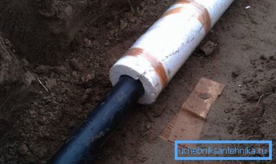 1216 Shell pour l'isolation des tuyaux dans le sol