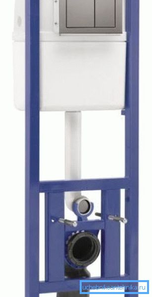 Une installation étroite pour une toilette suspendue ne peut avoir qu'une largeur de 400 mm.