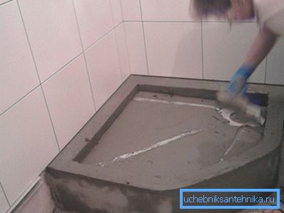 Dans la conception de la palette sera utilisé mosaïque de carreaux