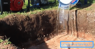 Au moins un cube d'eau doit être placé dans la fosse Au moins un cube d'eau doit être placé dans la fosse