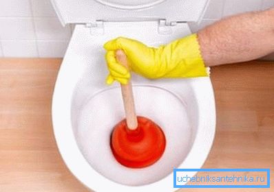 Vous pouvez également nettoyer les cuvettes des toilettes avec un piston si, bien entendu, le diamètre de la cuvette est supérieur à celui du trou de vidange (comme indiqué sur la photo). Vous pouvez également nettoyer les cuvettes des toilettes avec un piston si, bien entendu, le diamètre de la cuvette est supérieur à celui du trou de vidange (comme indiqué sur la photo).