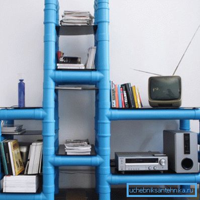 Option d'un petit rack de tuyaux en PVC Option d'un petit rack de tuyaux en PVC