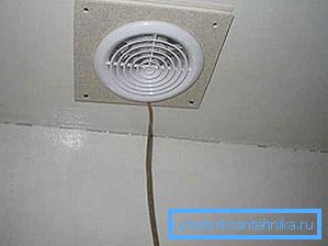 Ventilation dans la cabine de douche Ventilation dans la cabine de douche