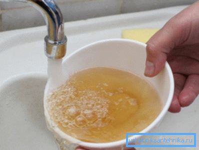 Eau riche en fer Eau riche en fer