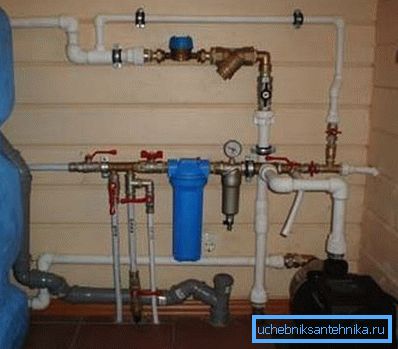 Plomberie dans une maison en bois en polypropylène Plomberie dans une maison en bois en polypropylène