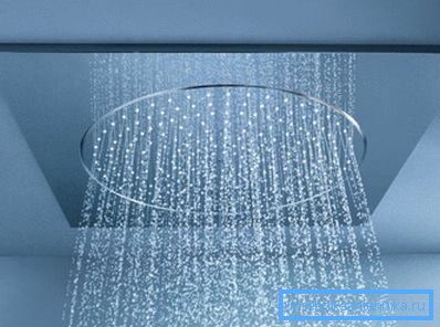 Pommeau de douche monté au plafond Pommeau de douche monté au plafond