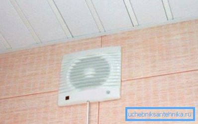 Trou d'échappement avec ventilateur Trou d'échappement avec ventilateur