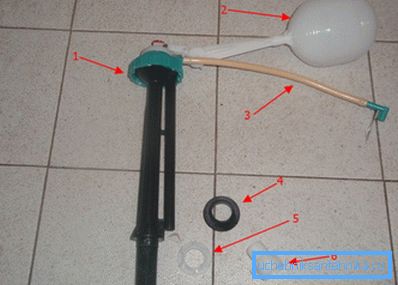 Mécanisme de verrouillage avec un flotteur. Mécanisme de verrouillage avec un flotteur.