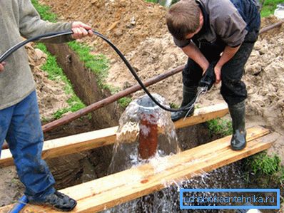 Le liquide sous pression lui-même remonte à la surface et jaillit même. Le liquide sous pression lui-même remonte à la surface et jaillit même.